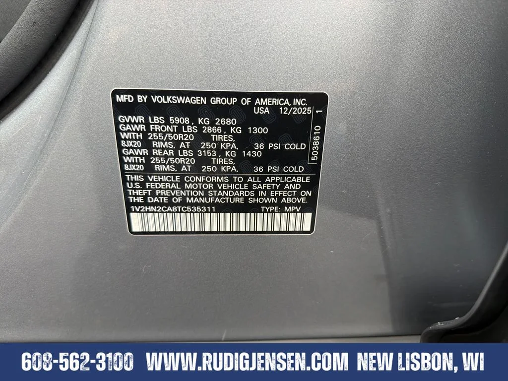 Used 2026 Silver Volkswagen 2.0T SE w/Technology image 29