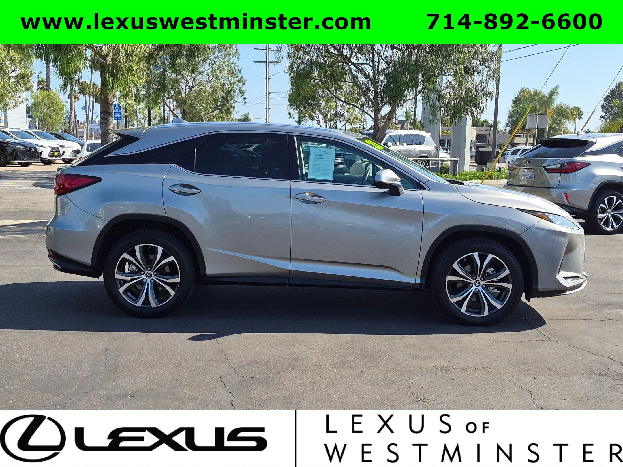 Used 2021 Silver Lexus RX 350 image 4