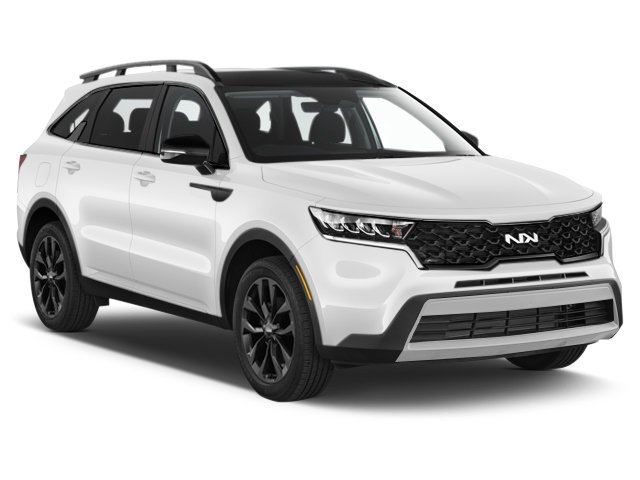 Used 2023 Glacial White Pearl Kia X-Line EX image 1