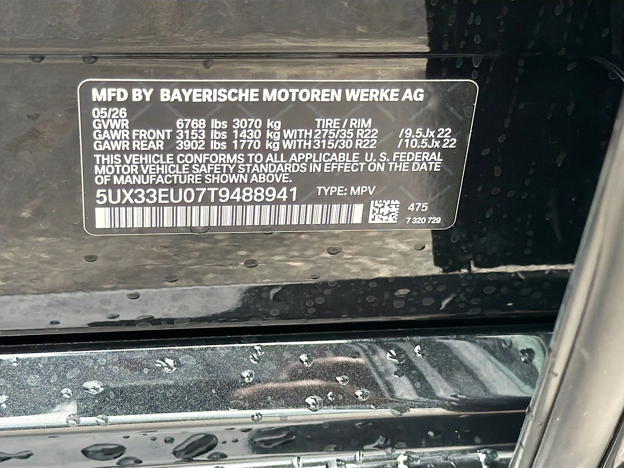 New 2026 Black Sapphire Metallic BMW M60i image 41