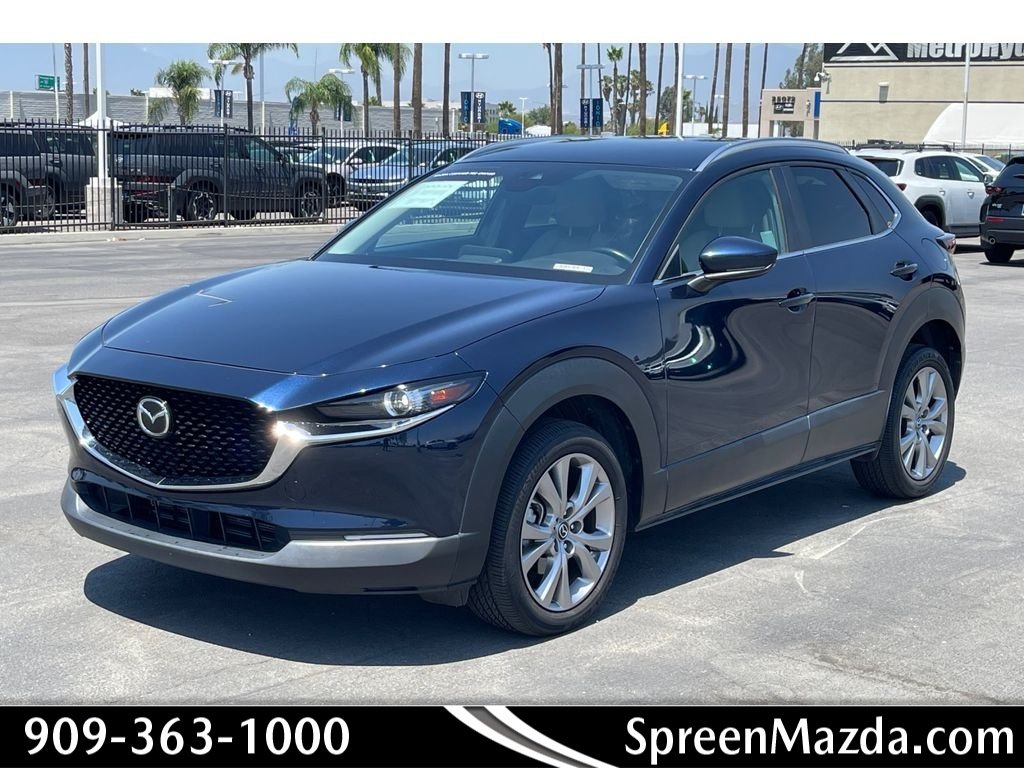 Certified Used 2023 Deep Crystal Blue Mica Mazda 2.5 S Preferred Package image 1