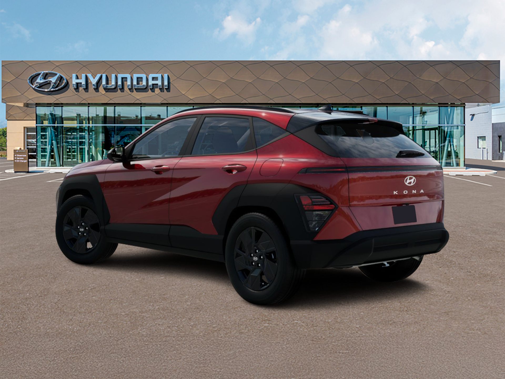 New 2027 Ultimate Red Metallic Hyundai SEL Sport FWD image 4