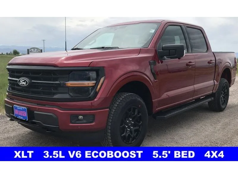 New 2026 Ruby Red Metallic Tinted Clearcoat Ford XLT image 3