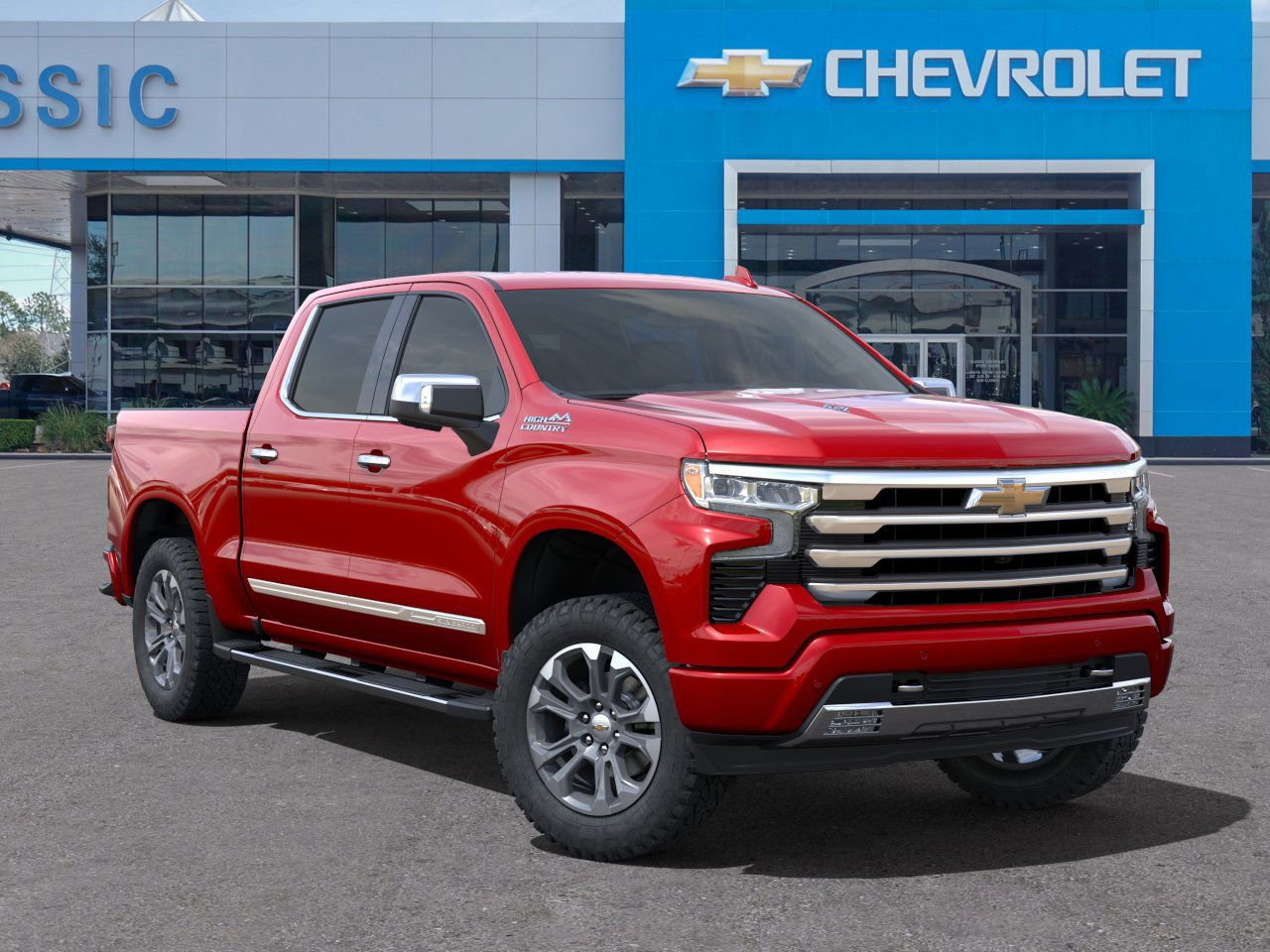 2025 Chevrolet Silverado 1500 High Country Red at Classic Elite Chevrolet Hwy 6
