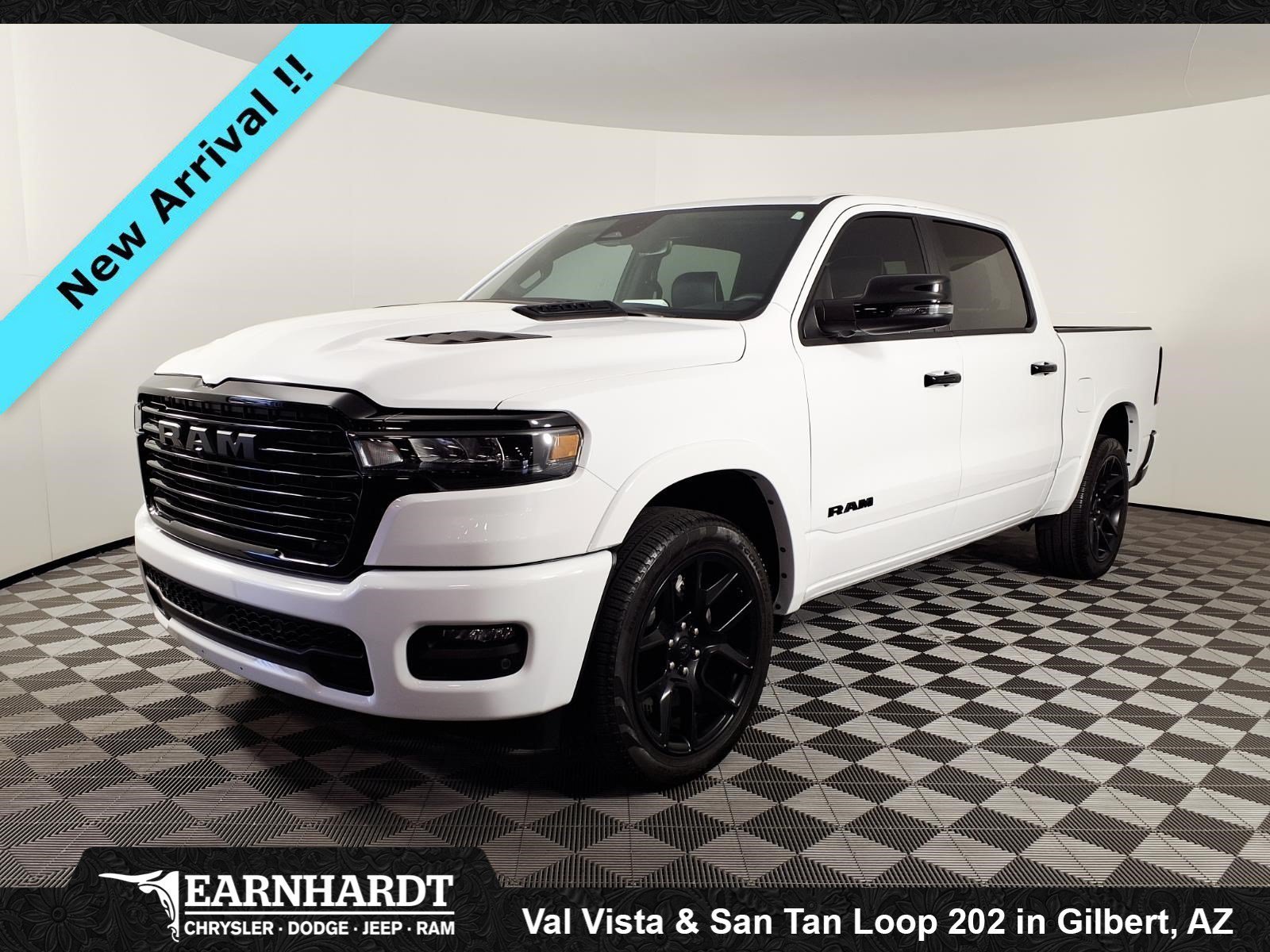 Used 2025 Bright White Clearcoat Ram Laramie image 1