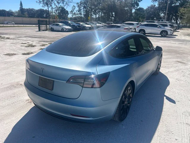 Used 2021 Solid Black Tesla Standard Range Plus image 4