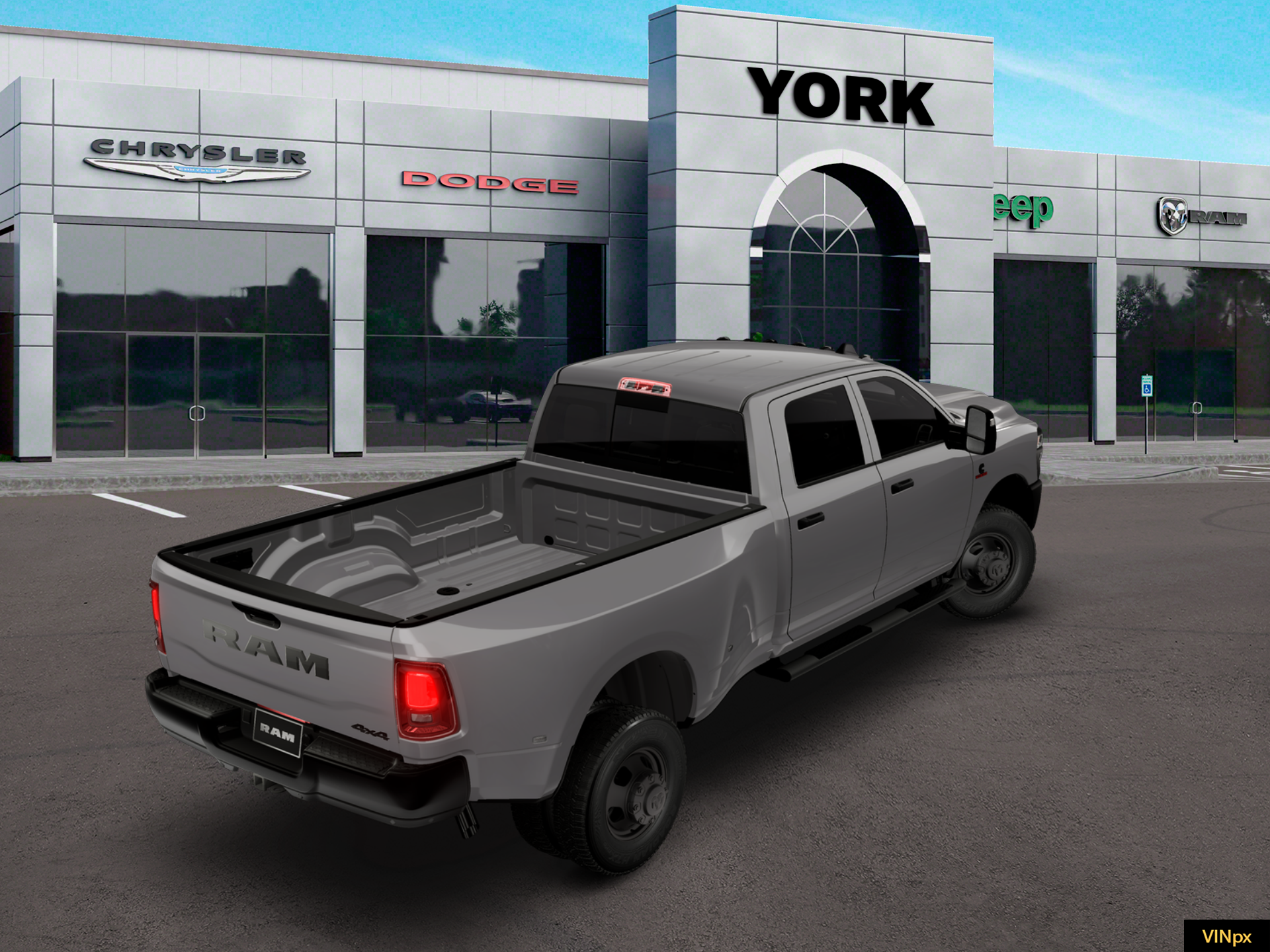 New 2026 Ceramic Gray Clear-Coat Exterior Paint RAM Tradesman image 7