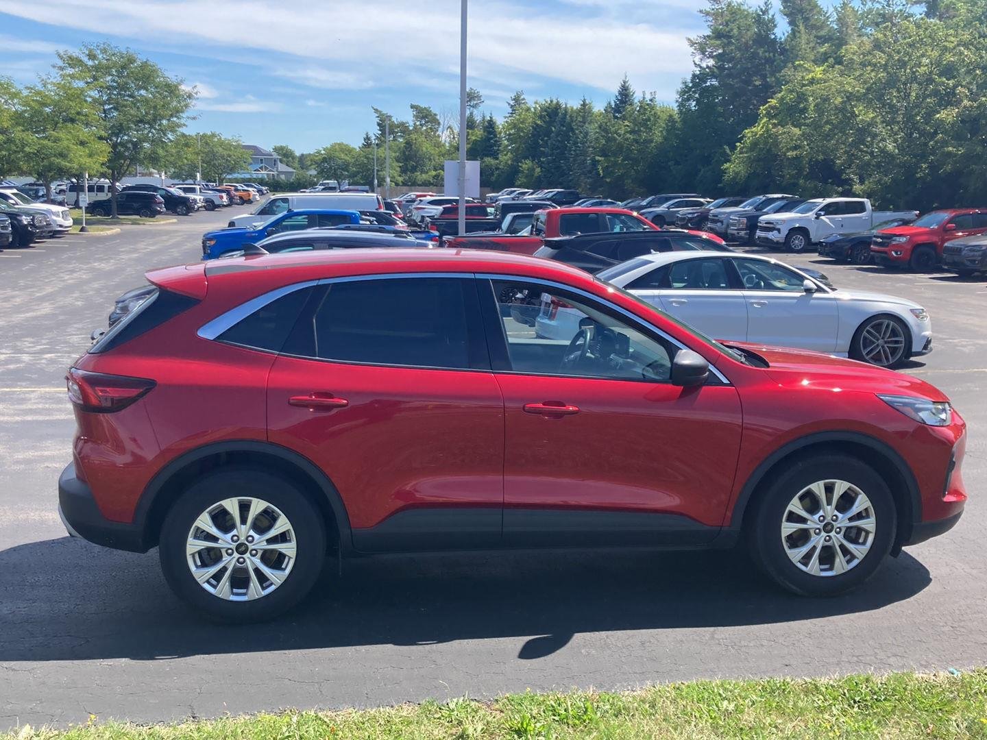 Used 2023 Rapid Red Metallic Tinted Clearcoat Ford Active image 8