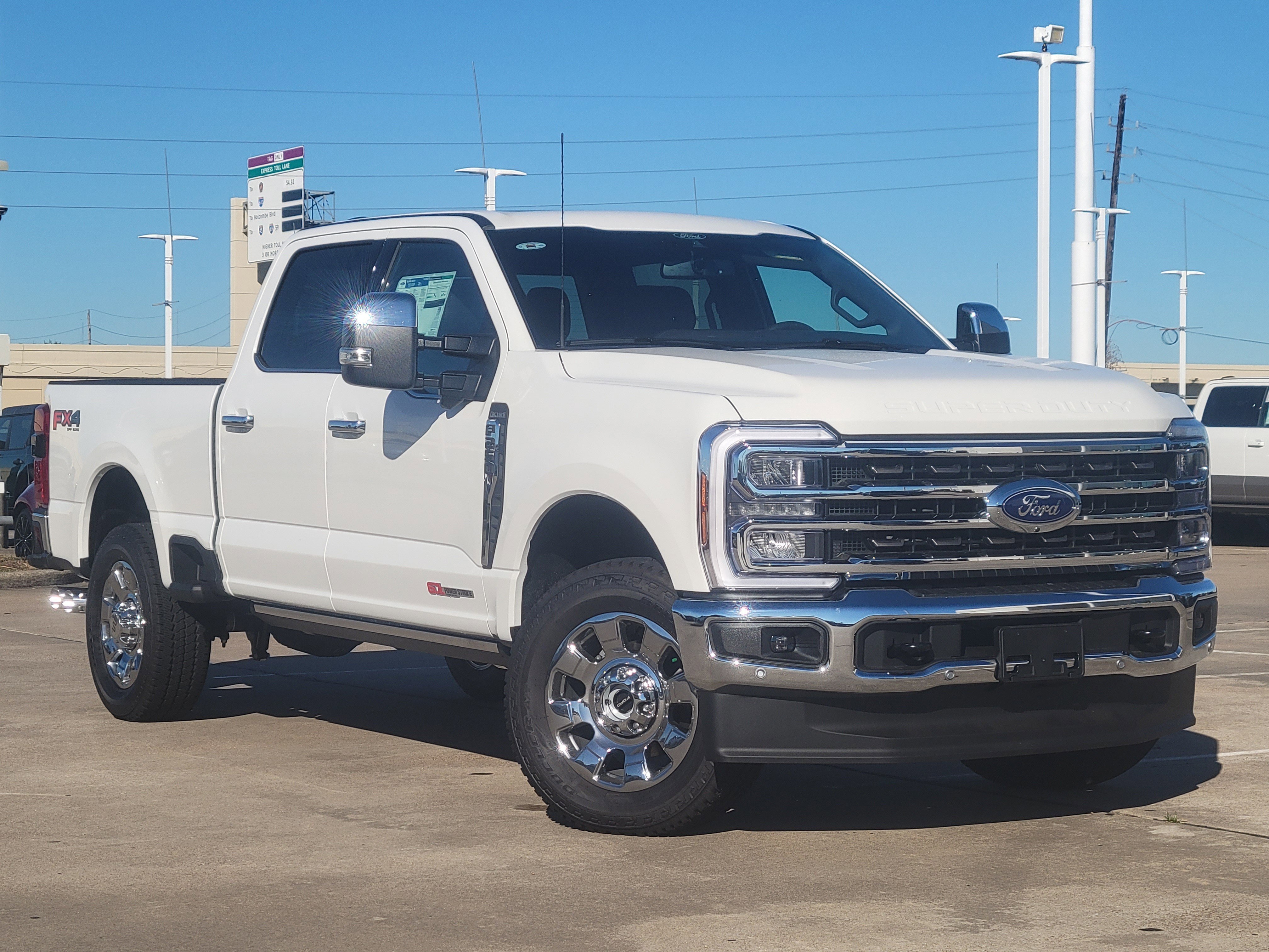 New 2026 Star White Metallic Tri-Coat Ford King Ranch image 2