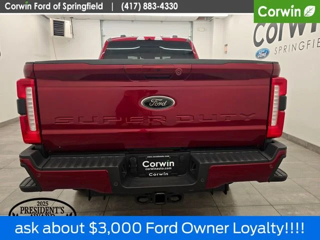 New 2026 Ruby Red Metallic Tinted Clearcoat Ford F-350® Lariat® image 6