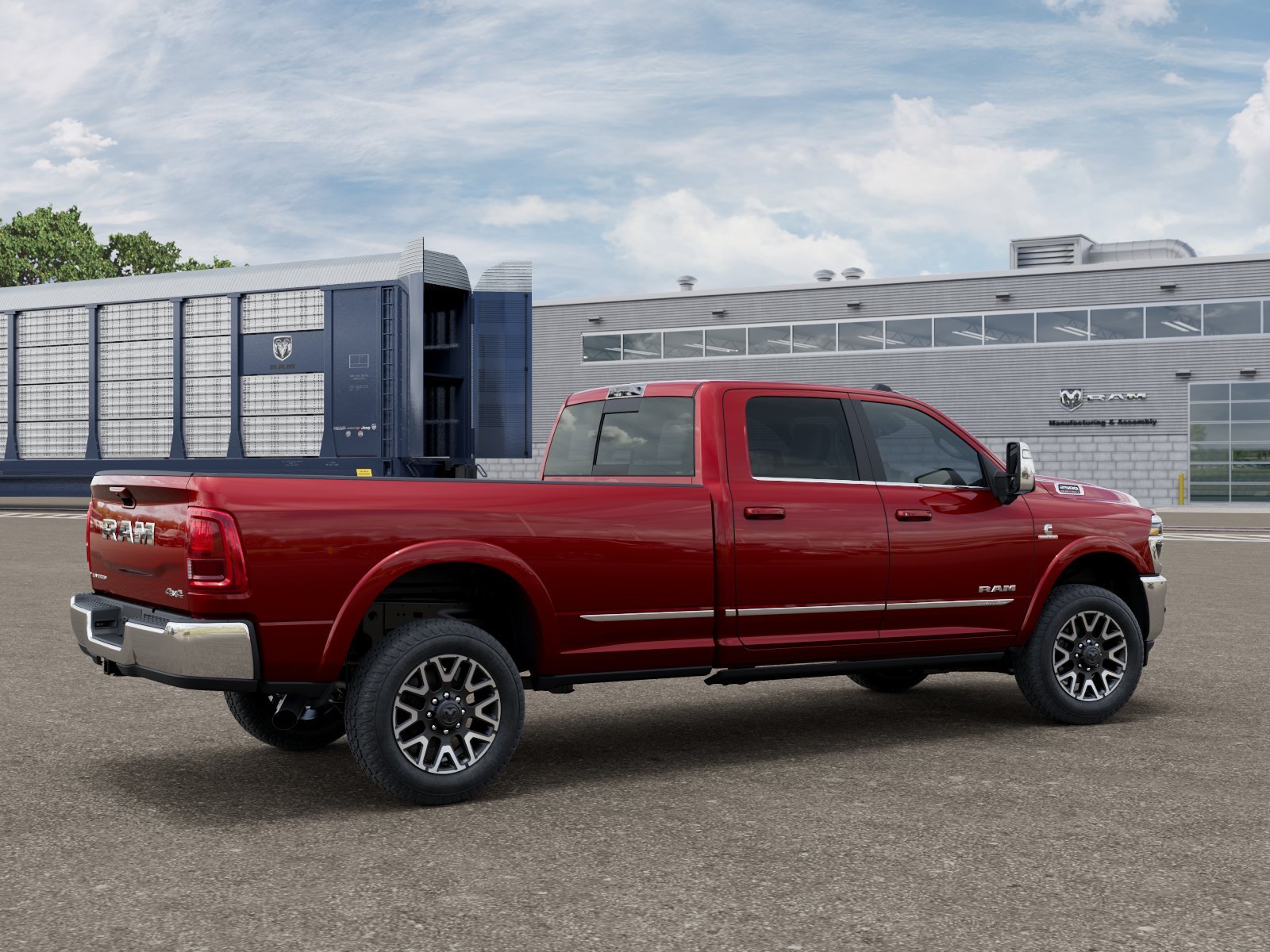 New 2027 Molten Red Pearl-Coat Exterior Paint RAM Limited image 2