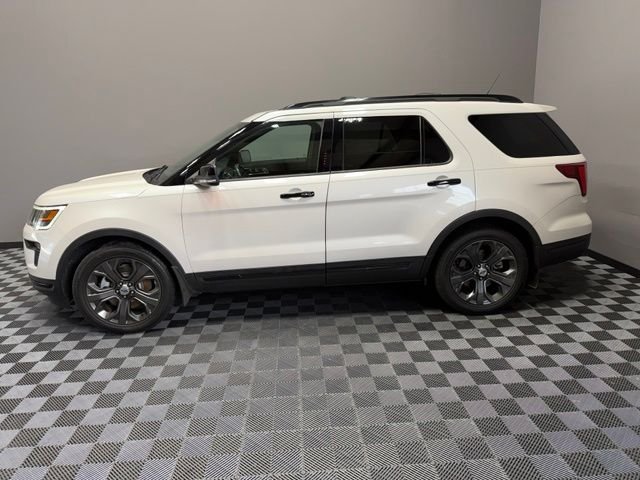 Certified Used 2018 White Platinum Clearcoat Metallic Ford Sport image 6