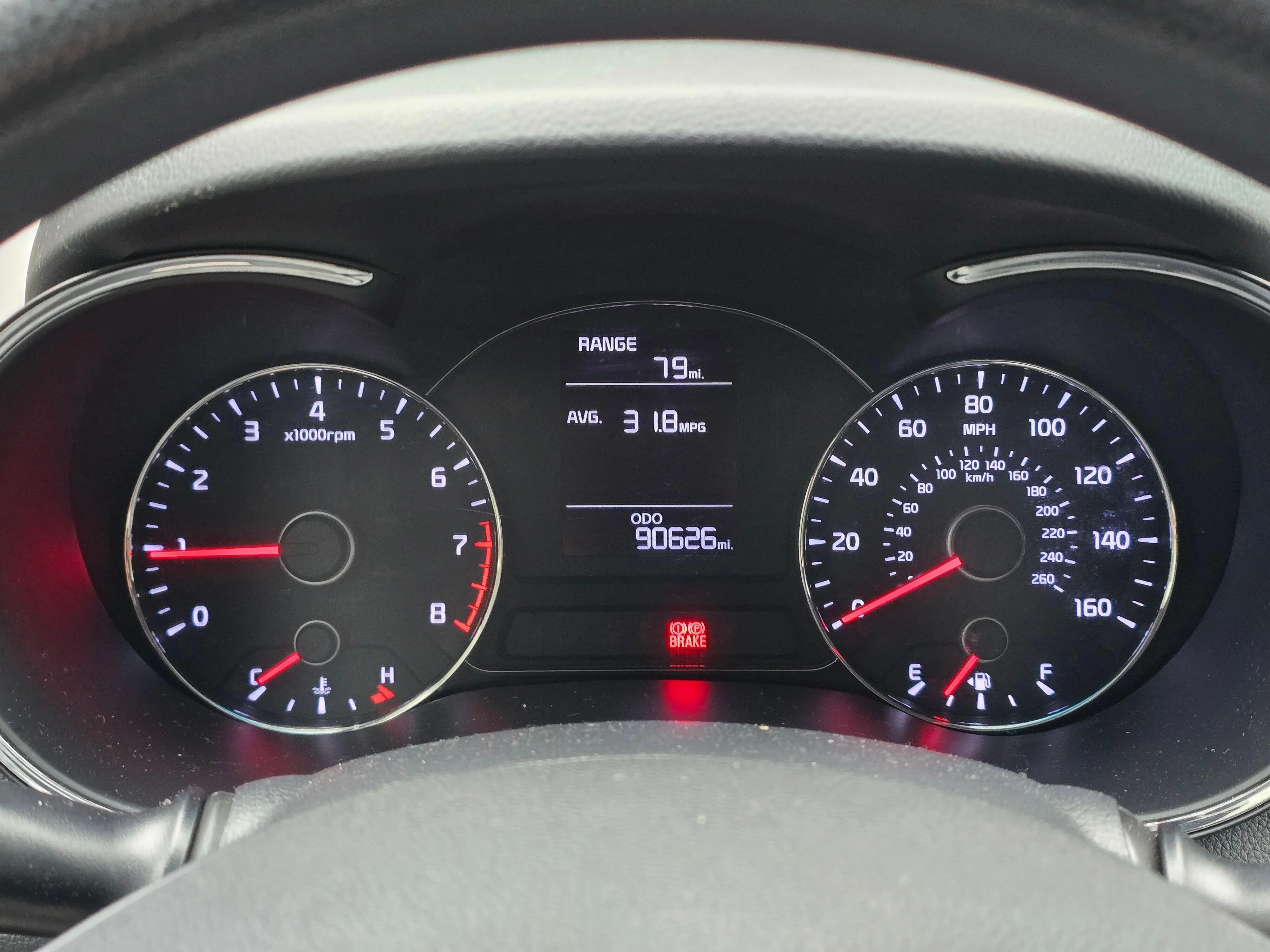Used 2016 Crimson Red Metallic Kia LX image 17