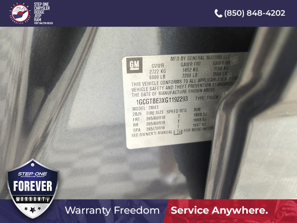 Used 2016 Gray Chevrolet Work Truck image 34