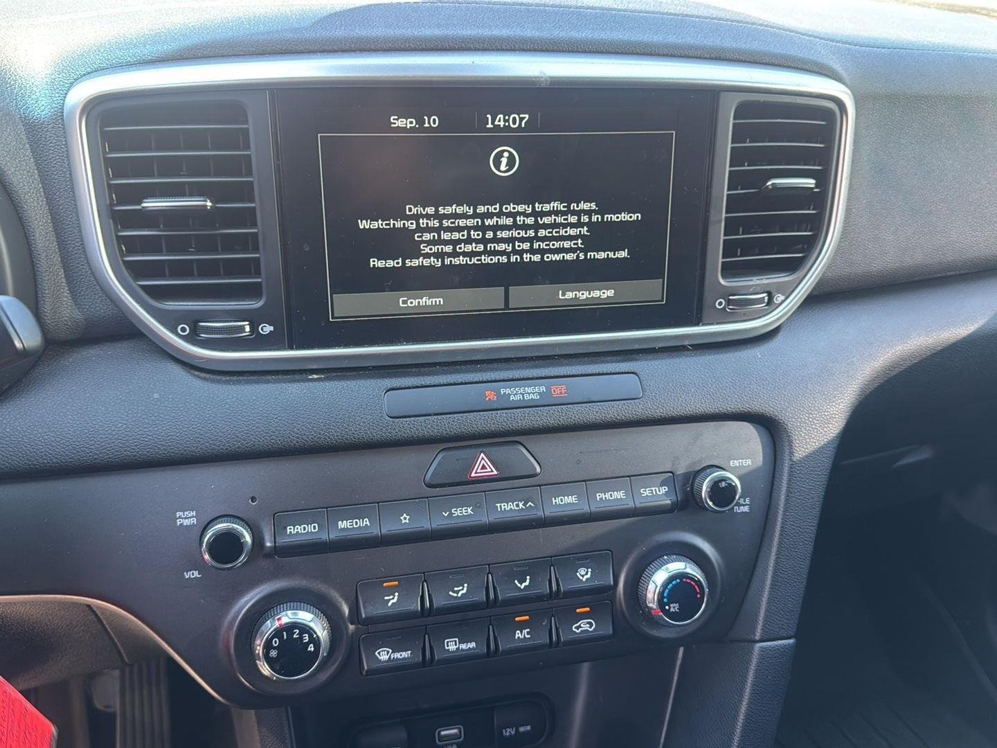 Used 2020 Black Cherry Kia LX image 11