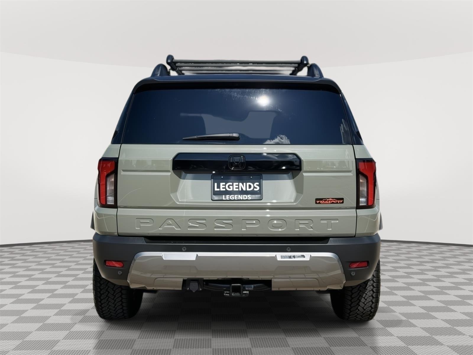New 2026 Ash Green Metallic Honda TrailSport Elite Blackout image 5