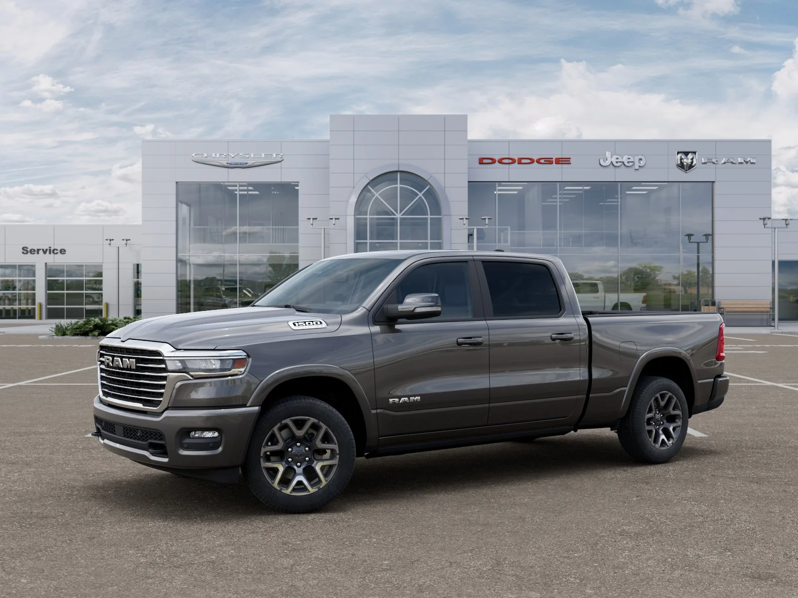 New 2026 Granite Crystal Metallic Clear-Coat Exterior Paint RAM Laramie image 29
