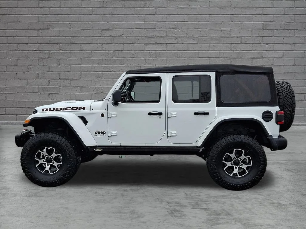 Used 2023 Bright White Clearcoat Jeep Rubicon image 7