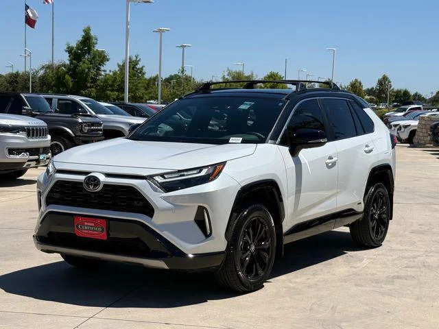 Certified Used 2025 MID BLK/WIND CHILL Toyota Hybrid XSE image 8