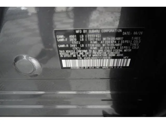 New 2026 MAGNETITE GRAY METALLIC Subaru Premium image 12
