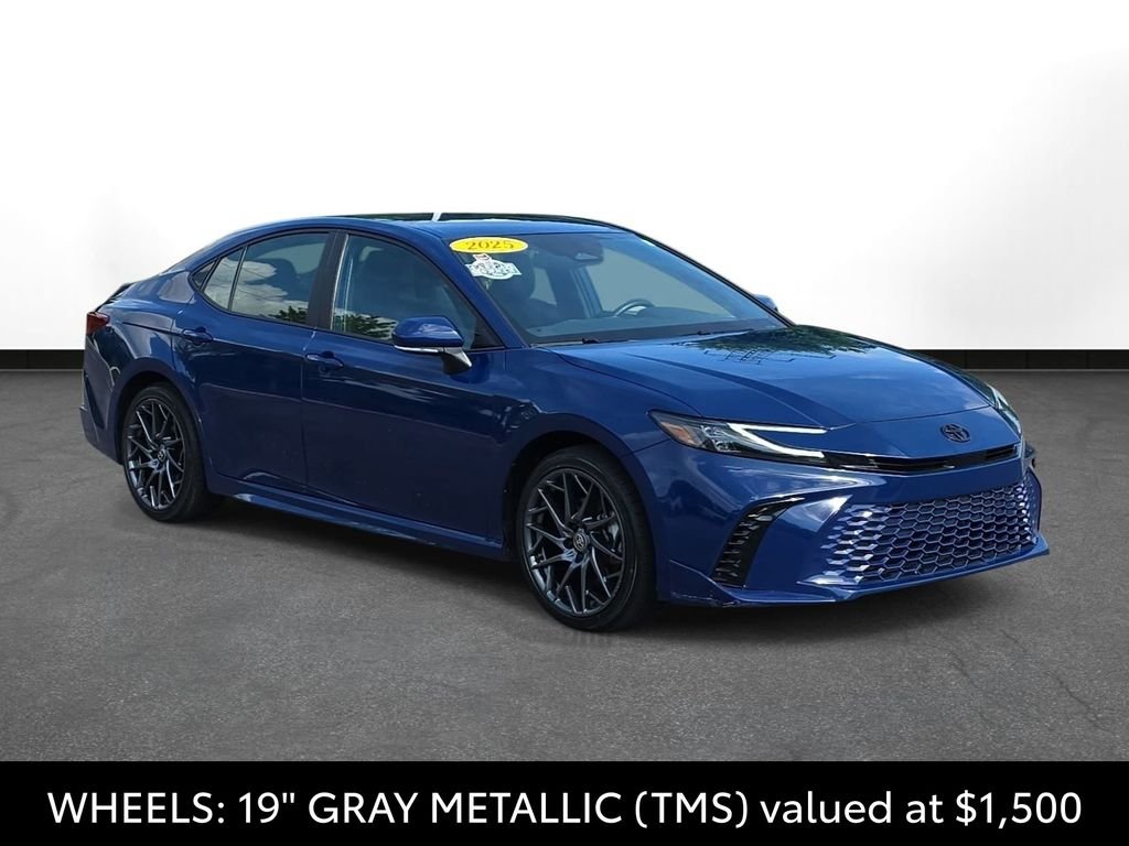 Certified Used 2025 Blue Toyota XSE image 3