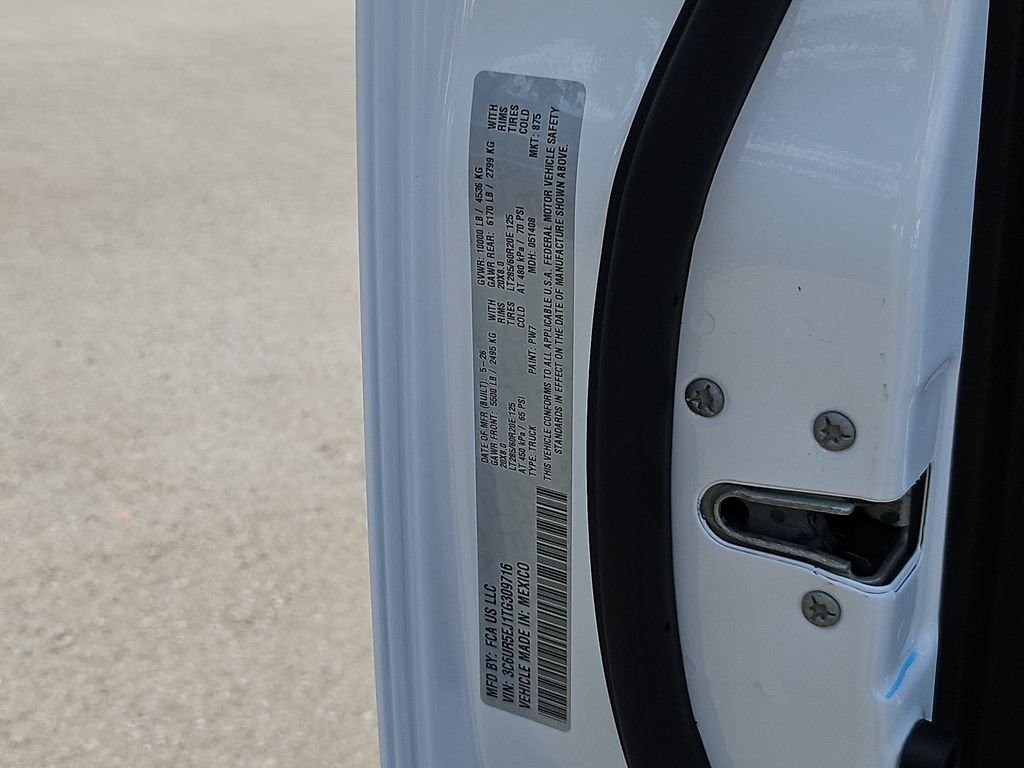 New 2026 Bright White Clear-Coat Exterior Paint RAM Rebel image 29