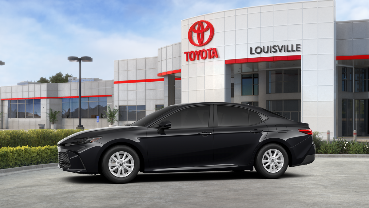 New 2026 Midnight Black Metallic Toyota LE image 3