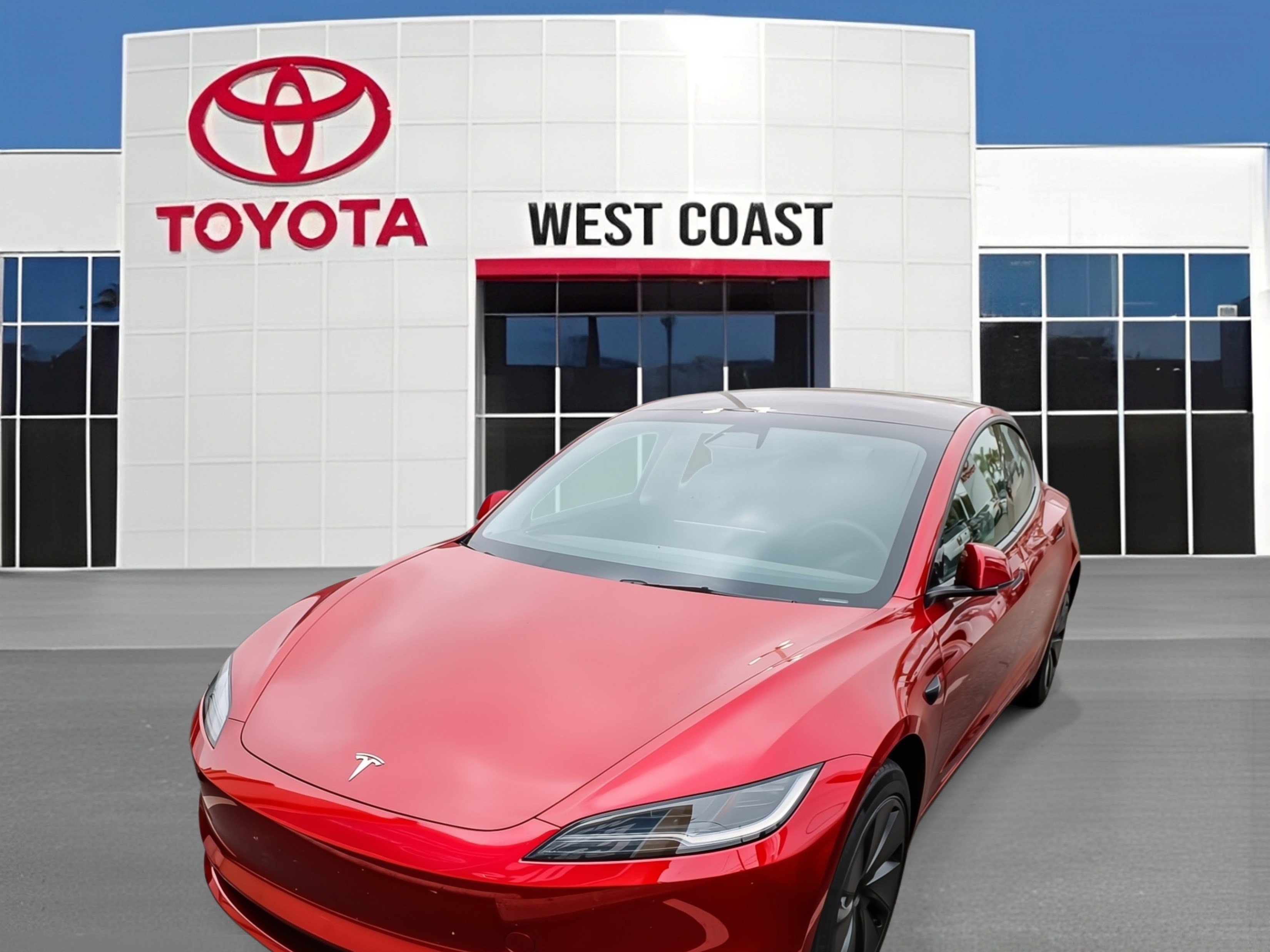 Used 2025 Ultra Red Tesla Long Range image 1