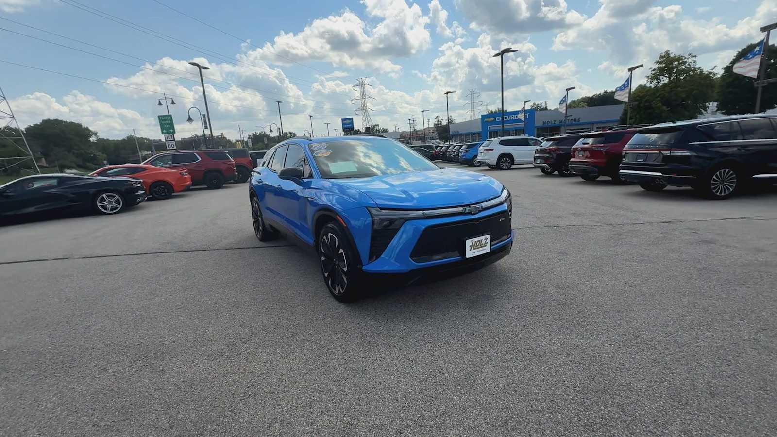 Used 2024 Riptide Blue Metallic Chevrolet RS image 2