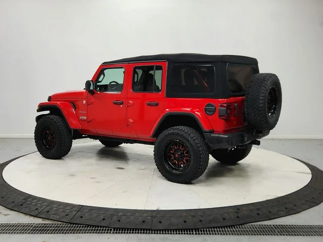 Used 2020 Red Jeep Unlimited Sahara image 6