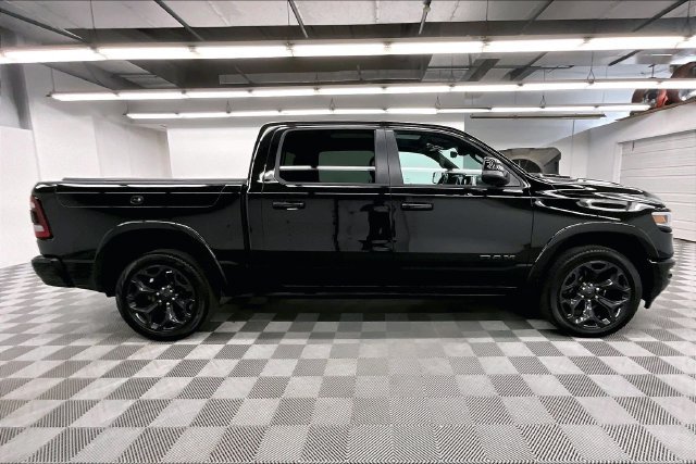 Used 2023 Diamond Black Crystal Pearlcoat Ram Limited image 16