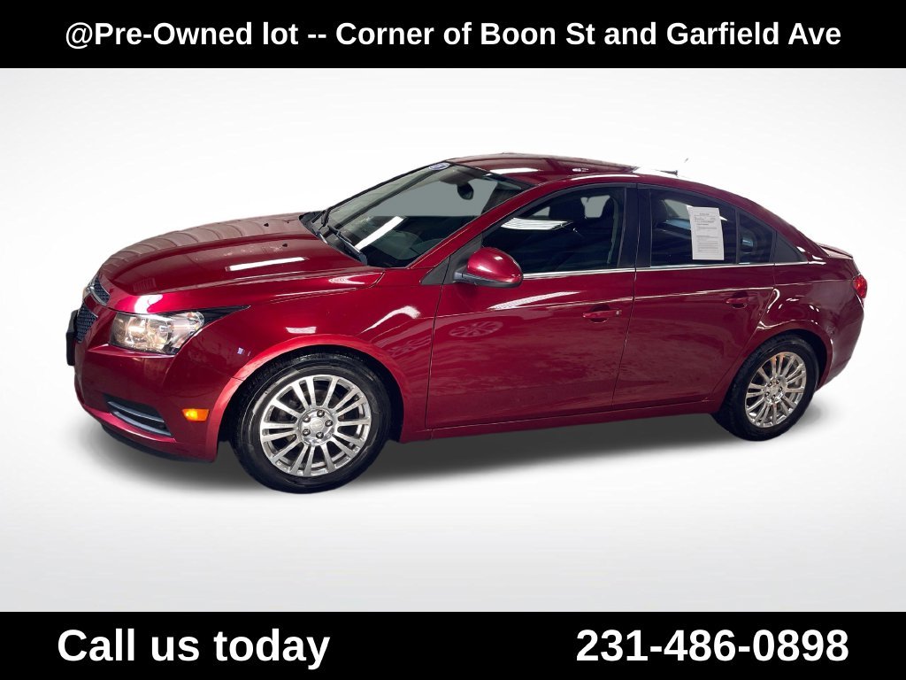 Used 2013 Chevrolet Cruze ECO with VIN 1G1PJ5SB1D7318593 for sale in Traverse City, MI