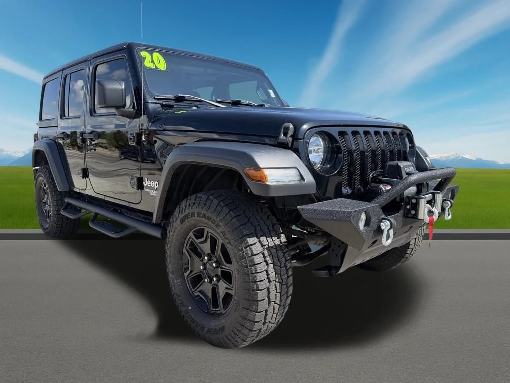 Used 2020 Black Jeep Unlimited Sport S image 7