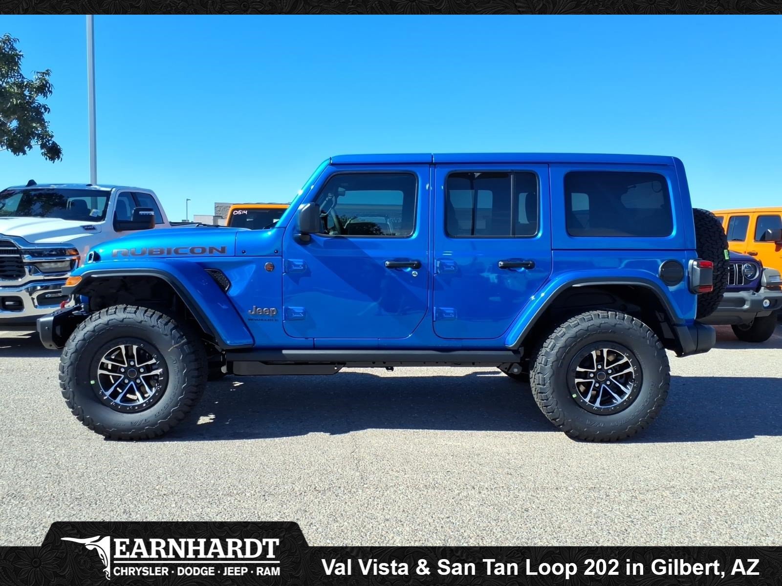 New 2027 Hydro Blue Pearl-Coat Paint Jeep Rubicon X image 2