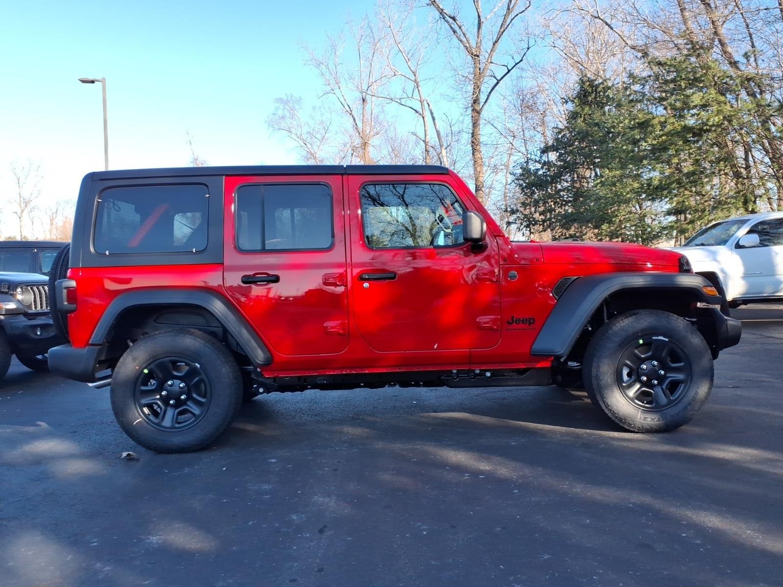 New 2026 Firecracker Red Clear-Coat Exterior Paint Jeep Sport image 2
