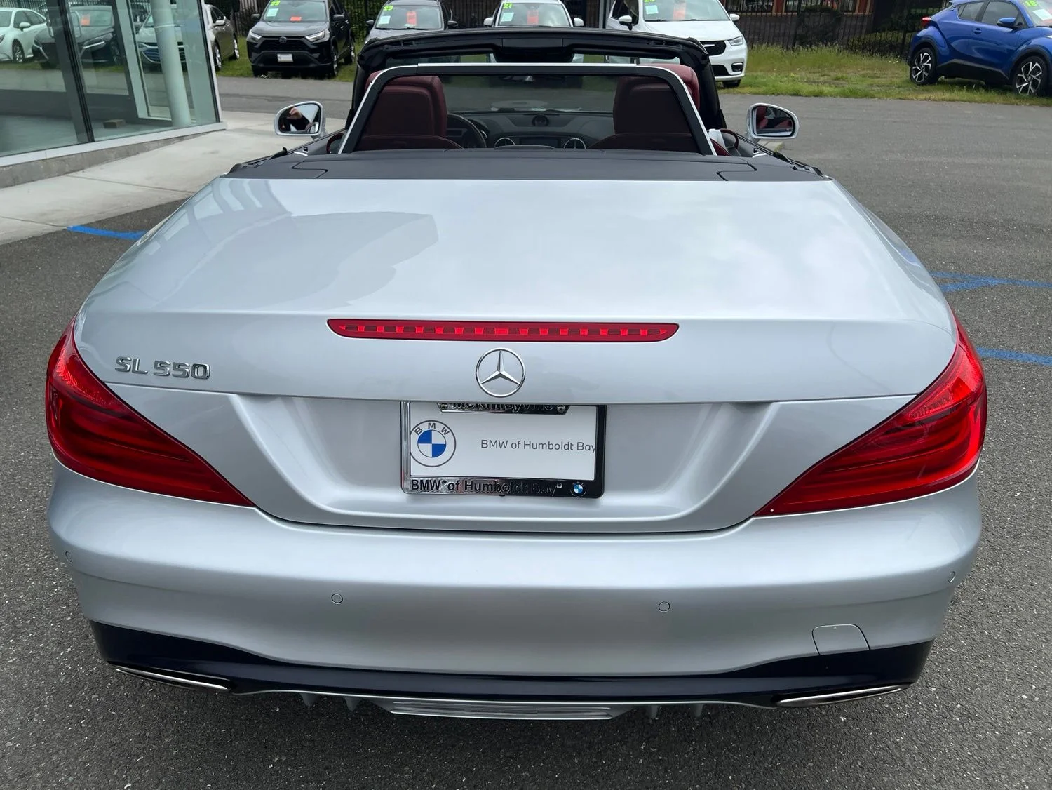 Used 2019 Silver Mercedes-Benz SL 550 image 6