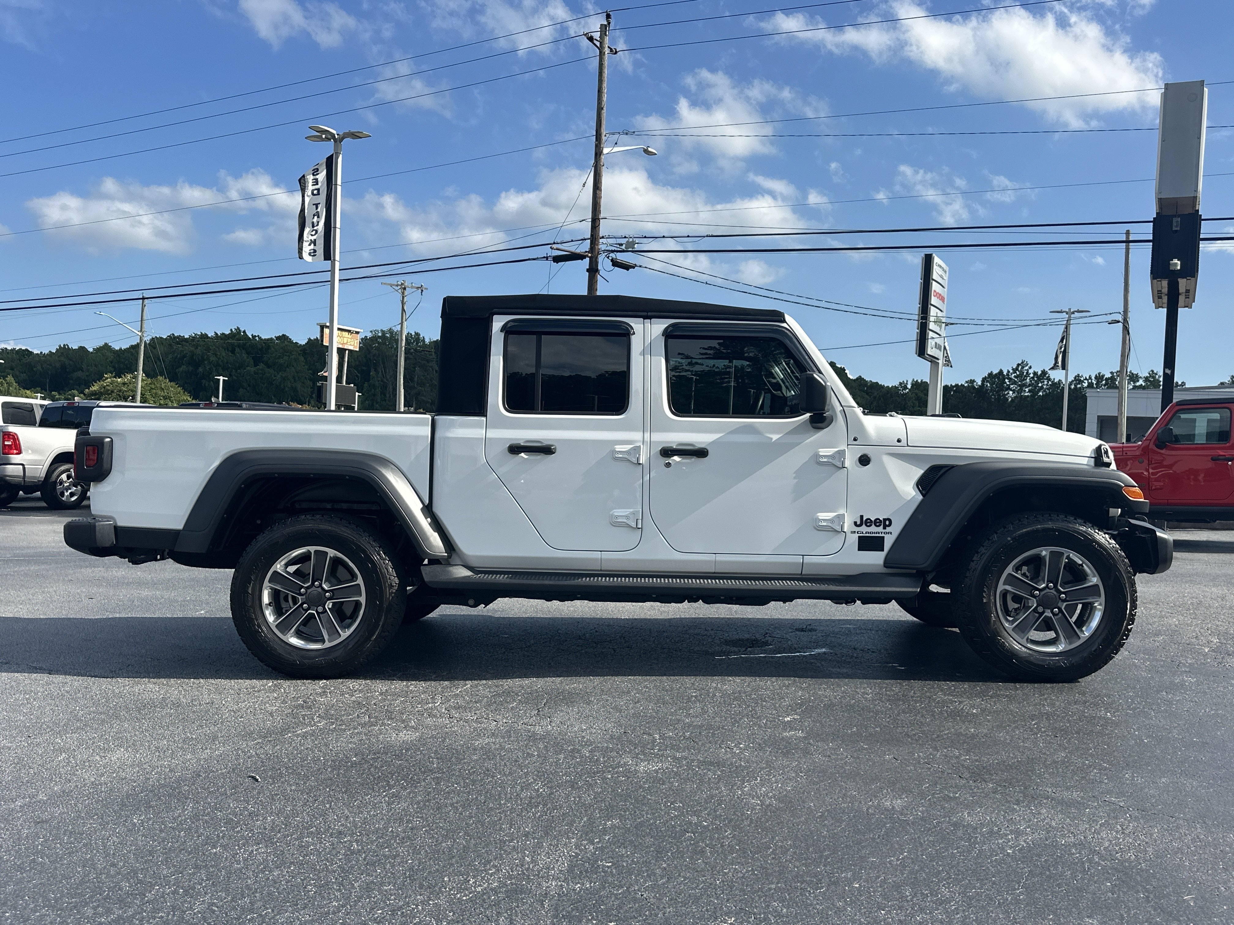 Used 2024 Bright White Clearcoat Jeep Sport image 9