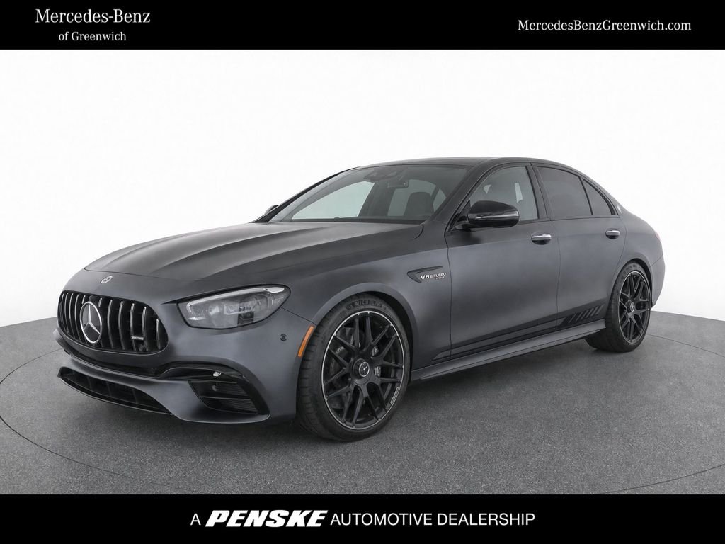 Certified Used 2023 Black Mercedes-Benz E 63 S AMG® image 1
