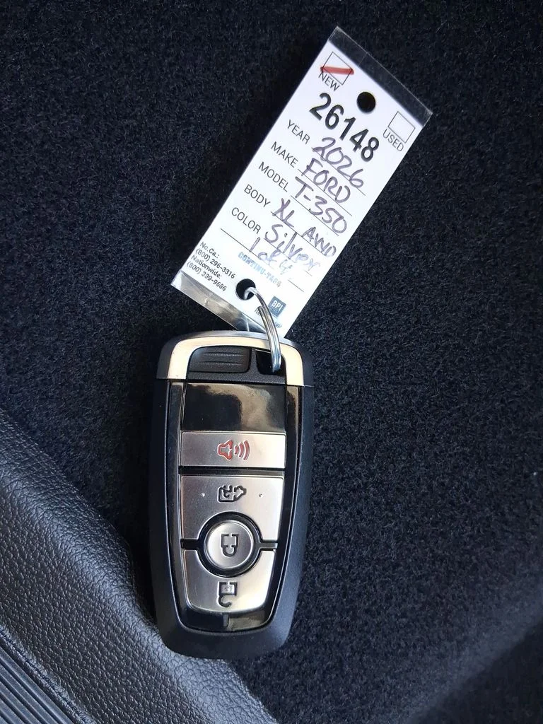 New 2026 Ingot Silver Metallic Ford Passenger Van XL image 25