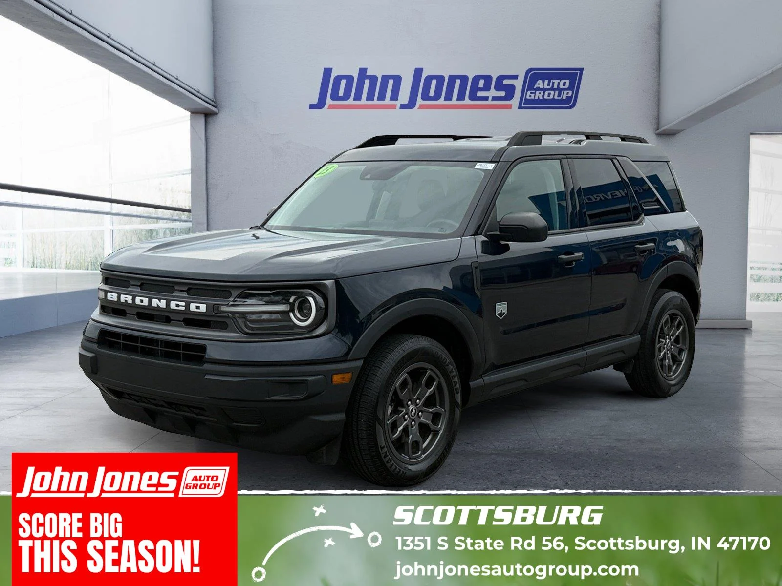 Used 2023 Alto Blue Metallic Tinted Clearcoat Ford Big Bend image 1