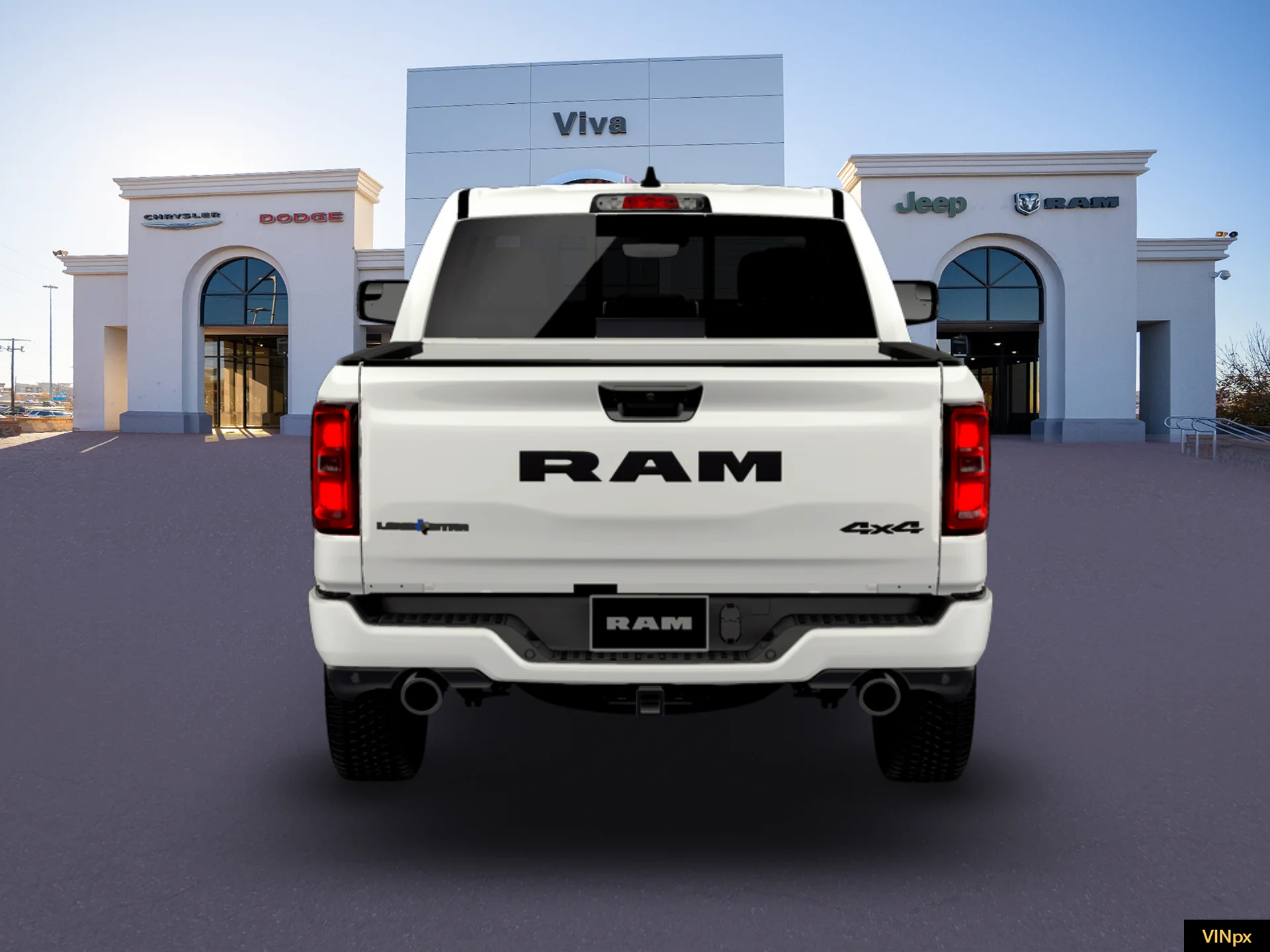 New 2026 Bright White Clear-Coat Exterior Paint RAM LONE STAR image 6
