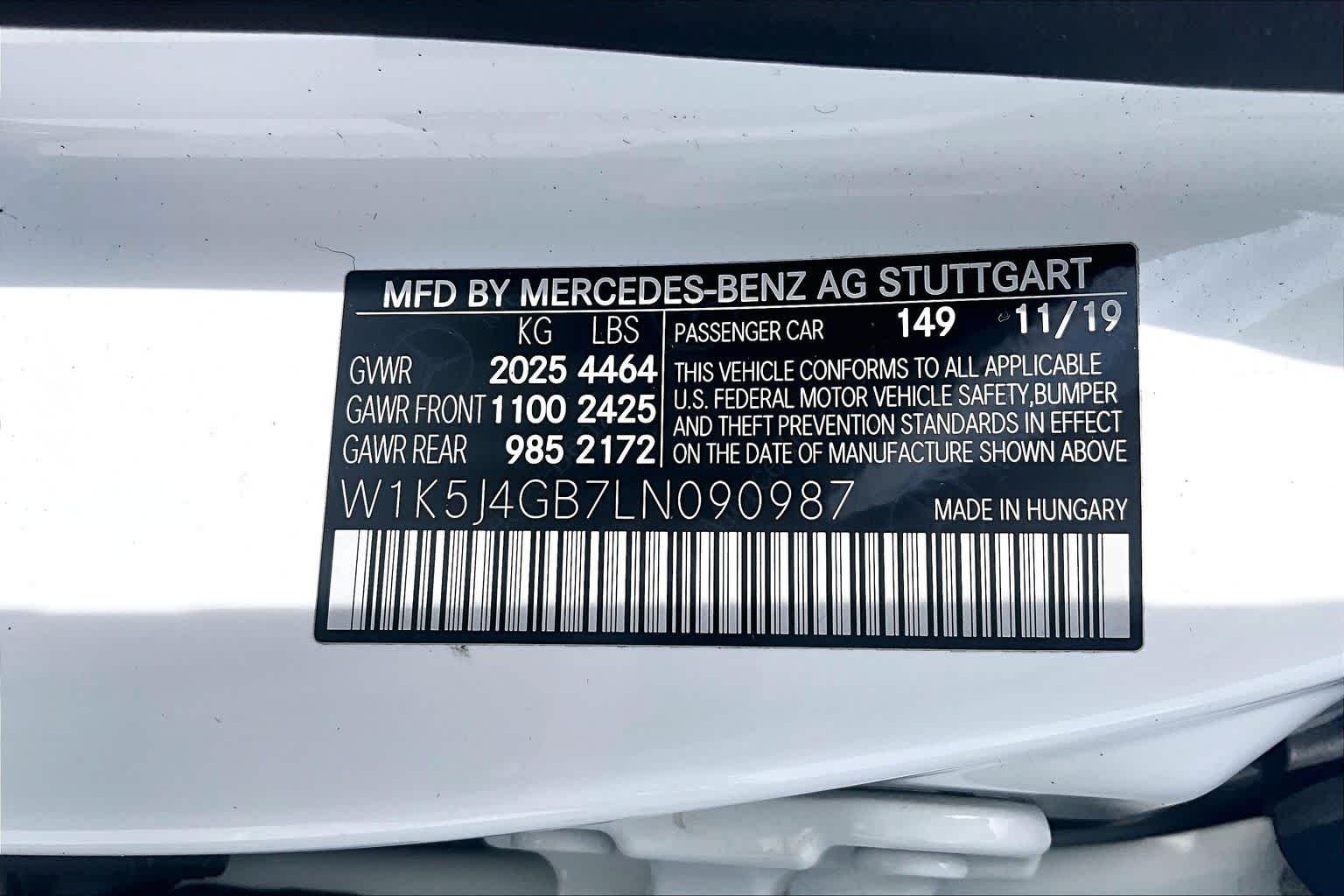 Used 2020 Polar White Mercedes-Benz CLA 250 image 31
