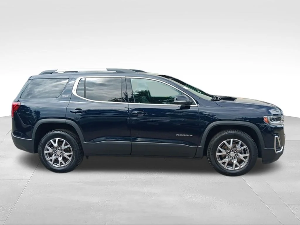 Used 2021 Midnight Blue Metallic GMC SLT image 7