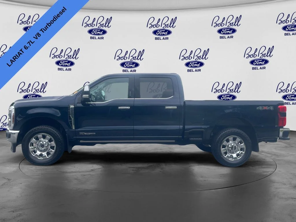 Used 2024 Antimatter Blue Metallic Ford Lariat image 4