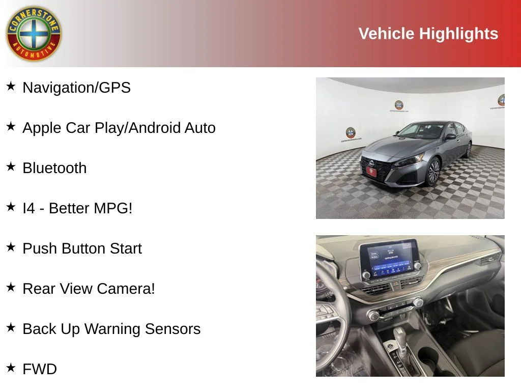 Used 2025 Nissan Altima SV with VIN 1N4BL4DV1SN360676 for sale in Elk River, Minnesota