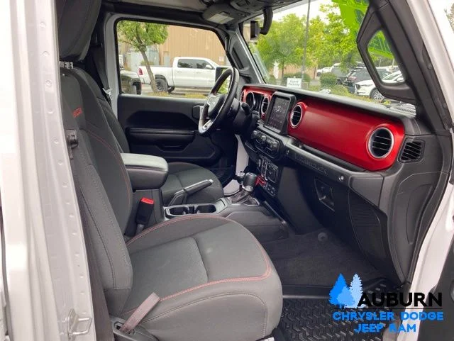 Used 2021 White Jeep Unlimited Rubicon image 15