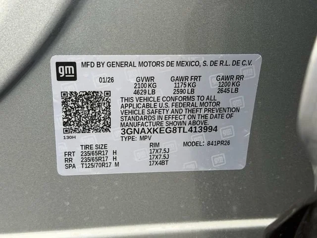 New 2026 Sterling Gray Metallic Chevrolet ACTIV image 10
