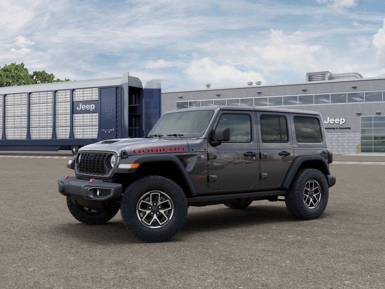 New 2026 Granite Crystal Metallic Clear-Coat Exterior Paint Jeep Rubicon image 2