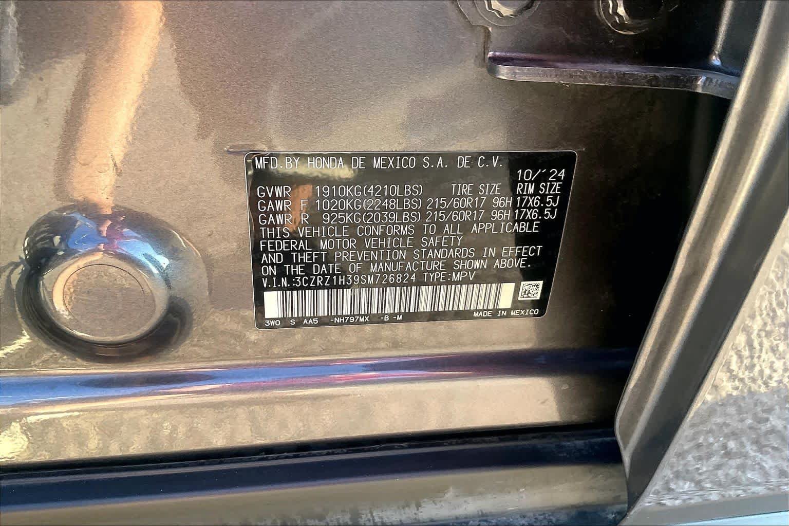 Used 2025 Modern Steel Metallic Honda LX image 32