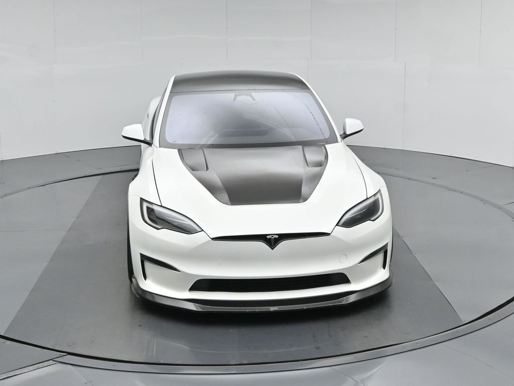Used 2022 White Tesla Plaid image 36